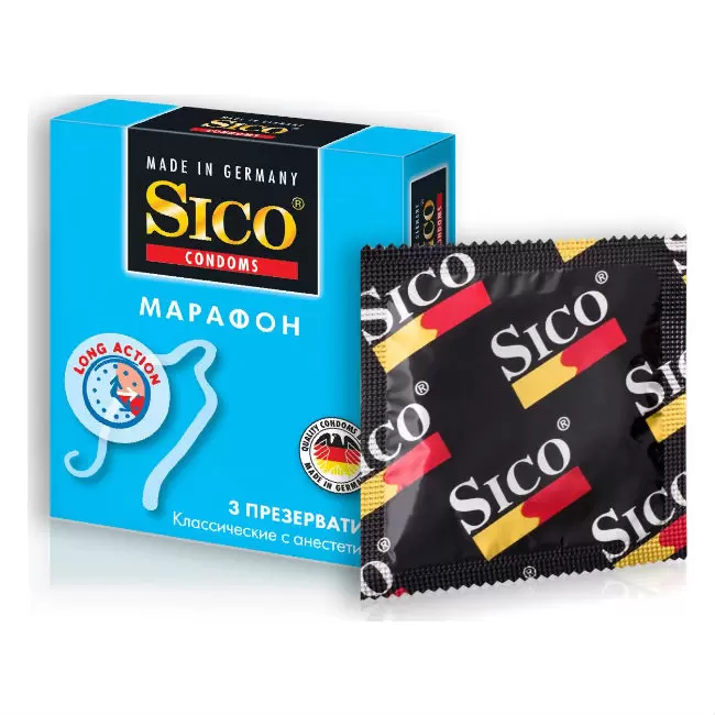 Купить Sico Марафон презервативы классические 3 шт.