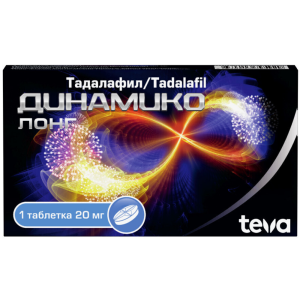 Купить  Динамико Лонг таблетки ппо 20мг №1