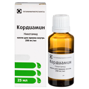Купить  Кордиамин капли 25% 25мл