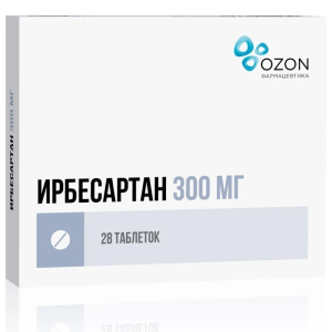 Купить  Ирбесартан таблетки ппо 300мг №28