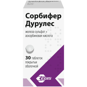 Купить  Сорбифер Дурулес таблетки по №30