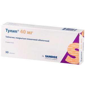 Купить  Тулип таблетки ппо 40мг №30