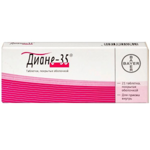Купить  Диане-35 таблетки по №21