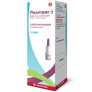 Купить  Риалтрис спрей наз доз 25мкг+600мкг/доза 120ДОЗ