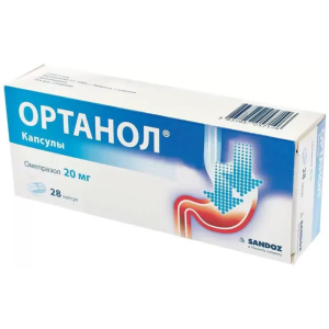 Купить  Ортанол капс кишечнораств 20мг №28