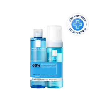 Купить  La Roche-Posay Толеран набор (Успокаивающий тоник + Мицеллярная очищающая пенка)