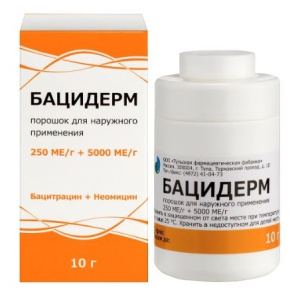 Купить  Бацидерм пор д/наруж примен 10г