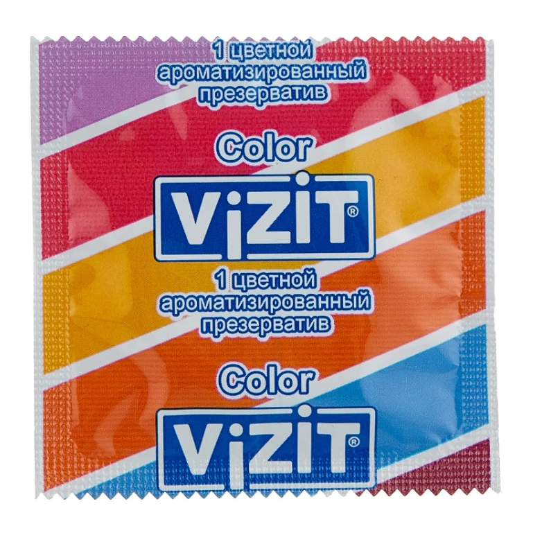 Купить VIZIT Color презервативы разноцветные 12 шт.