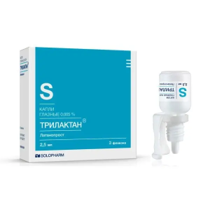 Купить  Трилактан 0,005 % 2,5 мл 3 шт капли глазные