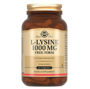 Купить  Solgar L-лизин 1000 мг 50 шт таблетки