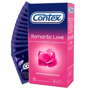 Купить  Contex Romantic Love презервативы ароматизированные 12 шт.