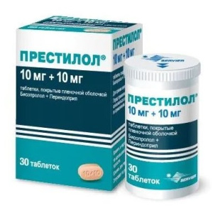Купить  Престилол 10 мг + 10 мг 30 шт таблетки покрытые пленочной оболочкой