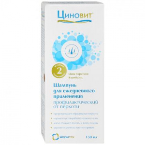Купить  Циновит шампунь п/перхоти д/ежедневного применения фл.150мл