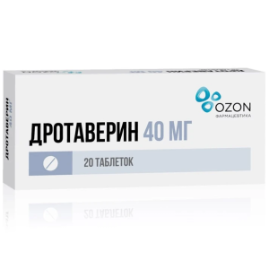 Купить  Дротаверин таб 40мг №20