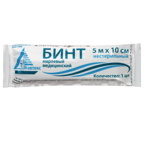 Купить  Навтекс бинт нестер 5 мX10 см 