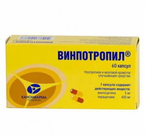 Купить  Винпотропил капс 5мг+400мг №60