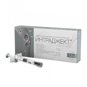 Купить  Интраджект р-р д в/суставн введ 1,5% шпр 2мл №1