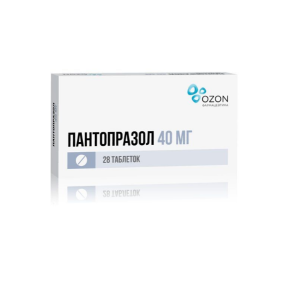 Купить  Пантопразол таблетки кишечнорастворимые покрытые оболочкой 40мг №28