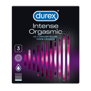 Durex Intense Orgasmic 3 шт презервативы рельефные 