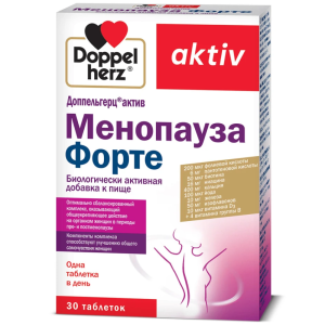 Доппельгерц Актив Менопауза Форте таблетки №30 Купить Доппельгерц Актив Менопауза Форте таблетки №30