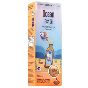 Купить  Orzax Ocean Рыбий жир 150 мл сироп апельсин