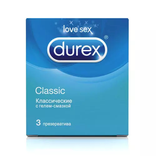 Купить Durex Classic презервативы классические 3 шт.