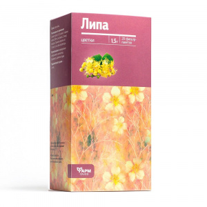 Купить  Липа цветки фильтр-пак 1,5г №20 (ФармГрупп)