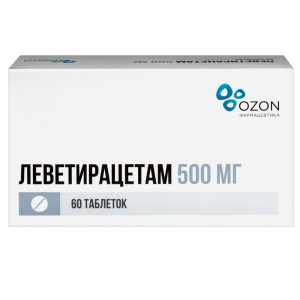 Купить  Леветирацетам таб ппо 500мг №60