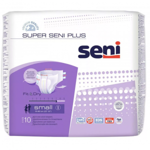 Купить Seni Super Plus подгузники р.S №10 (7 капель)