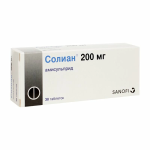 Солиан 200 мг 30 шт таблетки