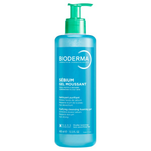 Bioderma Sebium 500 мл гель-мусс очищающий для жирной и проблемной кожи флакон с помпой Купить Bioderma Sebium 500 мл гель-мусс очищающий для жирной и проблемной кожи флакон с помпой