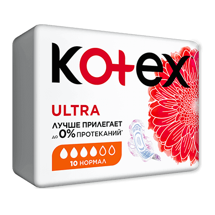 Купить Kotex Ultra Normal прокладки №10