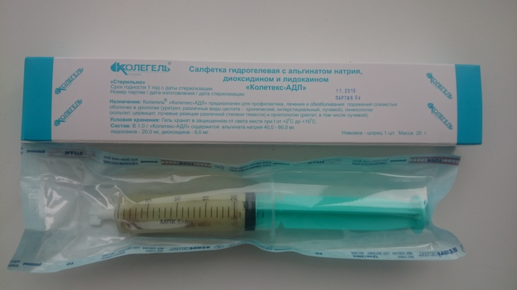 Когда нужно использоваться Колетекс гель