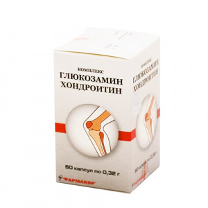 Купить  Глюкозамин-хондроитиновый комплекс 0.32 капс №60 (Фармакор)
