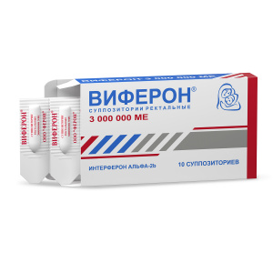 Купить  Виферон супп рект 3000000 МЕ №10