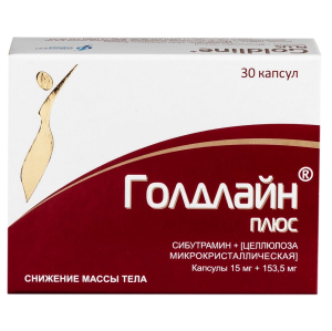 Купить  Голдлайн Плюс капсулы 15мг+153,5мг №30
