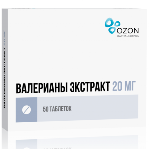 Купить  Валерианы Экстракт таблетки по 20мг №50