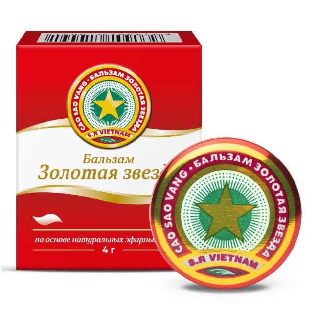 Золотая Звезда бальзам 4г  по цене 170 ₽ в интернет аптеке в .