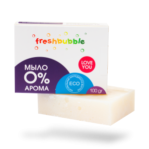 Купить  Levrana мыло кусковое б/аромата Freshbubble (+/-10гр) Арт.FBSS01 100г