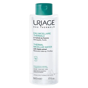 Uriage 500 мл вода мицеллярная очищающая для жирной комбинированной кожи с экстрактом яблока Купить Uriage 500 мл вода мицеллярная очищающая для жирной комбинированной кожи с экстрактом яблока