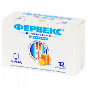 Купить  Фервекс порошок д/р-ра д/внутр №12 без сахара