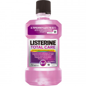 Listerine Total Care ополаскиватель д/полости рта 250мл Купить Listerine Total Care ополаскиватель д/полости рта 250мл