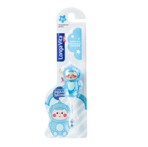 Купить  Longa Vita Kids 1000 щетинок щетка зубная для детей от 2-х лет синий