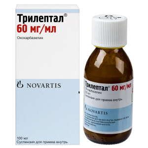 Купить  Трилептал 60 мг/мл 100 мл суспензия для приема внутрь