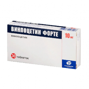 Купить  Винпоцетин Форте таб 10мг №30