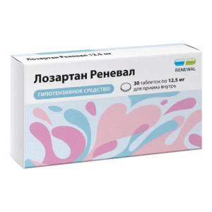Купить  Лозартан Реневал таб ппо 12,5мг №30