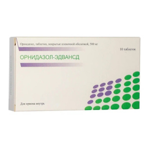 Купить  Орнидазол-Эдвансд таб ппо 500мг №10