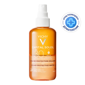 Купить  Vichy Capital Soleil солнцезащитный двухфазный спрей-активатор загара SPF30, 200 мл