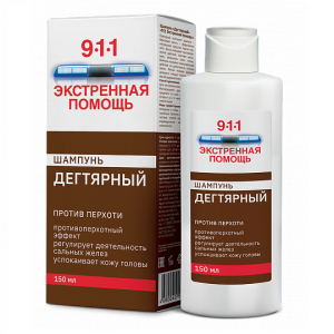 911 Дегтярный шампунь 150мл Mirrolla Купить 911 Дегтярный шампунь 150мл Mirrolla