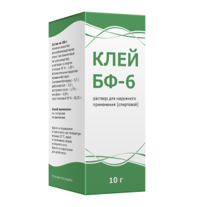 Купить  Клей Медицинский БФ-6 (спиртовой) р-р д/наруж примен туб 10г